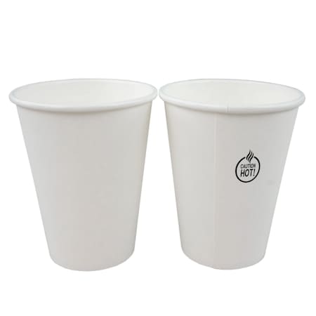 Hot Cup, Abena, 11 Cm, White, PE/paperboard, 12 Oz (Lid Is Item # 5198)